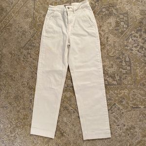 Everlane straight leg crop - Bone